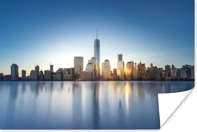 Produktbild von MuchoWow® Poster New York - Skyline - Wasser 30x20 cm - Plakate - Print