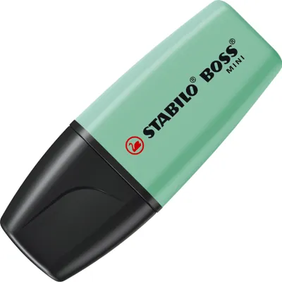 Produktbild von STABILO - Textmarker - BOSS MINI Pastel – 3er Pack - Schimmer von Lila, rosiges Rouge, Hauch von Minzgrün