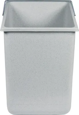 Produktbild von Hailo Inneneimer 1086249 hellgrau 18 L 316 x 226 x 286 mm mit Henkel