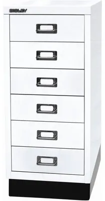 Produktbild von BISLEY MultiDrawer™ L296S Schubladenschrank kardinalrot 6 Schubladen 27,8 x 38,0 x 67,0 cm