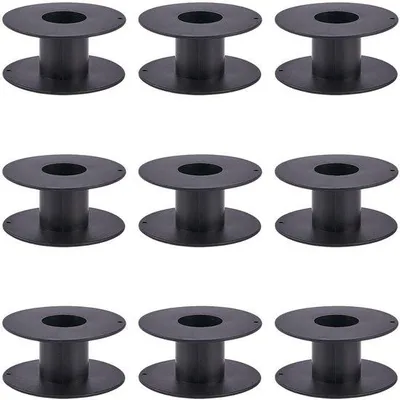 Productafbeelding van Kunststof Spulen - 10 Stuks Zwarte Spulen - 6.9 cm Door