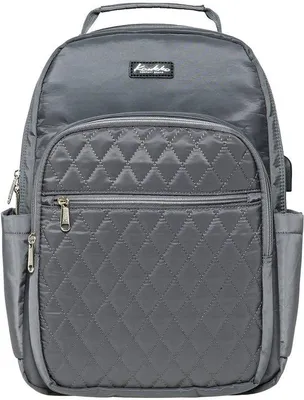 Produktbild von Wasserdichte 12L Graue Schultasche mit Laptopfach
