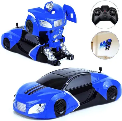 Produktbild von Kinder Fernbedienung Auto Gesteninduktionsdeformation Wand Klettern Stunt 9950a Blau