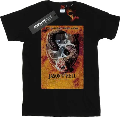 Produktbild von Friday The 13th - "Jason Goes To Hell" T-Shirt für Damen BI23295 (M) (Schwarz)