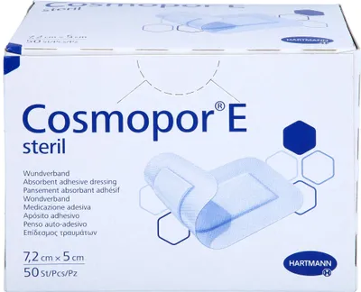 Produktbild von Cosmopor E Steril 5x7.2cm, 50 St PFL