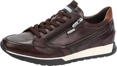 Produktbild von Pikolinos Herren Schnürschuh Leder Sneaker Reißverschluss Cambil M5N-6237, Größe:41 EU, Farbe:Braun