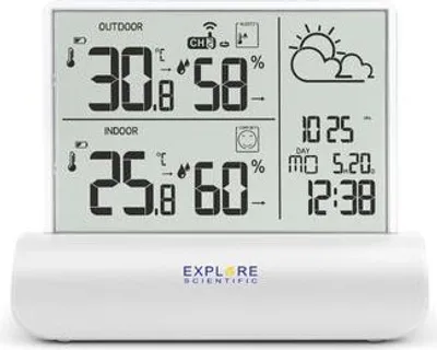 Produktbild von Explore Scientific WSH4501 Weiß LCD