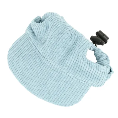 Image de Chapeau de soleil pour animaux,Chapeau de soleil pour chiens,Chapeau de soleil d'été pour animaux,Chapeau de soleil ajustable pour animaux,Chapeau de soleil en velours côtelé pour animaux,Chapeau de soleil décontracté pour animaux