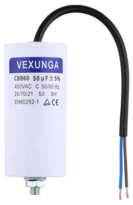 Obrázok produktu pre Kondenzátor CBB60, štartovací, 50 µF, 450 V - určený pre motory a čerpadlá