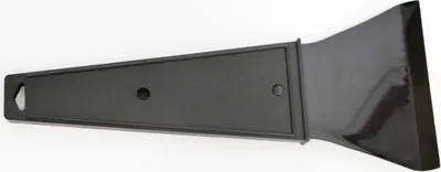 Produktbild von Eiskratzer Eisschaber schwarz mit Eisbrecherzähnen Kunststoff 24 x 10 cm