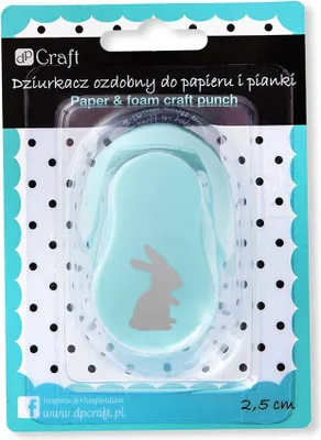 Zdjęcie produktu dla Dziurkacz ozdobny 2,5cm - zając - DpCraft