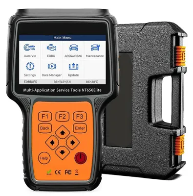 Obrázek produktu pro Bezdrátový diagnostický skener OBD2 a čtečka chybových kódů s 26 funkcemi resetování a analýzou systému motoru