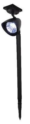 Produktbild von Best Season LED-Solar-Spotlight, ca. 25-60 x15 cm 3 cool white LED, Solarpanel, incl. Akku,,outd., 477-92