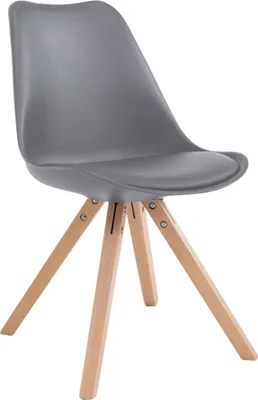 Produktbild von Besucherstuhl HLO-CP8 Natura Square  grau