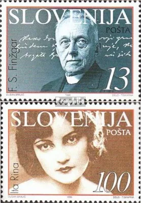 Produktbild von Briefmarken Slowenien 1996 Mi 139-140 (kompl.Ausg.) postfrisch Bedeutende Persönlichkeiten