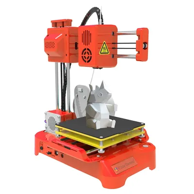 Obrázek produktu pro 3D tiskárna EasyThreed K7 Mini, vysoká přesnost 0,1-0,2 mm, podporuje filamenty PLA a TPU, EasyThreed K7 Orange