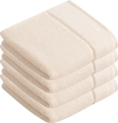 Produktbild von 4er Pack Gästetuch Pure von der Marke Vossen 40 x 60 cm
