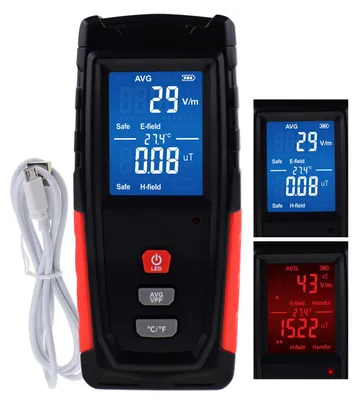 Productafbeelding van EMF Tester voor elektromagnetische stralingsmeting met alarmfunctie