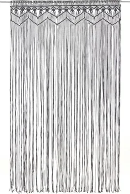 Obrázok produktu pre vidaXL Macramé záves Anthracite 140x240 cm bavlna