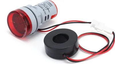 Obrázok produktu pre Indikátor prúdového signálu Univerzálny 2? zobrazenie okrúhleho svetla 60 ~ 500V AC AD16-22DVARed