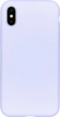 Zdjęcie produktu dla Accezz Liquid Silicone Backcover dla Apple iPhone X / Xs - fioletowy