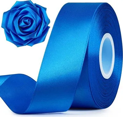 Image de Fil décoratif tissé - 50 mètres - Bleu