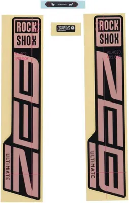 Produktbild von Gabel DecalKit RockShox ZEB Ult. 27/29" 11.4018.105.051,matte Copper-Folie f....