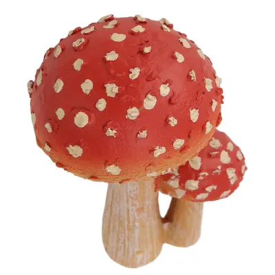 Immagine prodotto di Decorazione di funghi, statua di funghi, decorazione di giardino di funghi, statua di giardino di funghi, statuetta di funghi, statua di giardino all'aperto