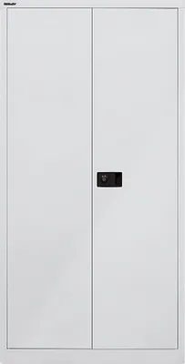 Produktbild von Flügeltürenschrank, 3 Fachböden 4 Ordnerhöhen, lichtgrau 5020073793314