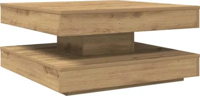 Obrázok produktu pre vidaXL Konferenčný stolík otočný o 360 stupňov Artisan dub 70x70x34,5 cm