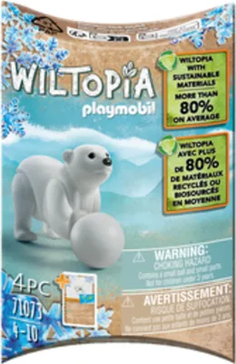 Produktbild von PLAYMOBIL Wiltopia 71073 Wiltopia - Junger Eisbär
