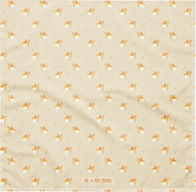 Produktbild von Mr. & Mrs. Panda Stirnband Corgi Po L - Gelb - Geschenk, Spruch, Piratentuch, Hund, Hundehalstuch, Kopftuch, Bandana, Haarband, Sprüche, Corgie