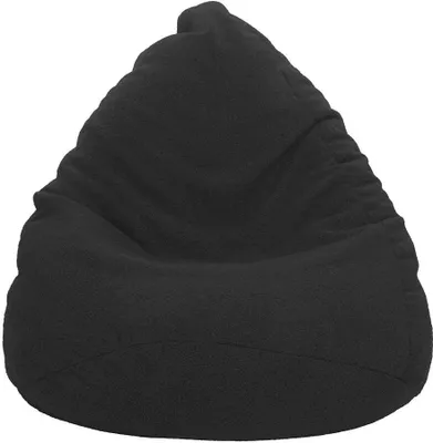 Produktbild von Sitzsack 100x75 Lammfell Schwarz