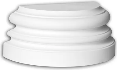 Produktbild von Profhome 447202 Halbsäulen Sockel Fassadenstuck Säule Fassadenelement