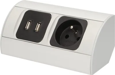Produktbild von Unterschrank-Möbelsteckdose 230V + 2xUSB - OR-AE-1310