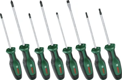 Image de Set de tournevis haute performance - 8 pièces - BOSCH - 1600A02BX8