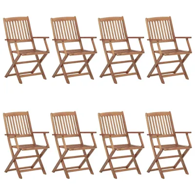 Produktbild von VidaXL 3074992, Terrasse, Gepolsterter Sitz, Akazienholz, Blau, Polyester, 540 mm