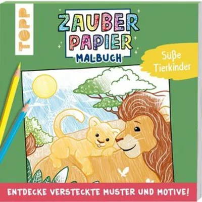 Image de Zauberpapier Malbuch Süße Tierkinder