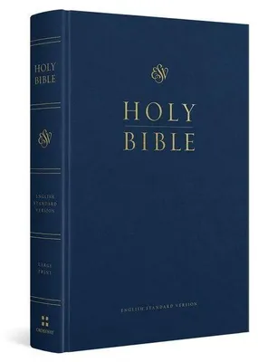 Produktbild von ESV Pew and Worship Bible, Large Print (Hardcover, Blue)