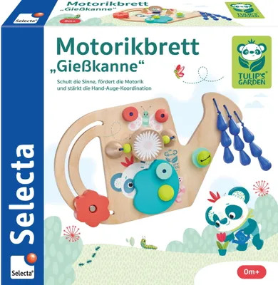 Produktbild von Selecta 61075 Tulips Garden Motorikbrett Gießkanne