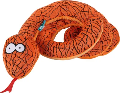 Obrázek produktu pro EBI COOCKOO Reggie pískací hračka - had 140x10x10cm oranžová, 59468623