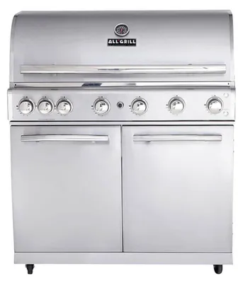 Produktbild von ALLGRILL Gasgrill CHEF XL Edelstahl Modular Grundmodell 6 Brenner, Backburner (500906)