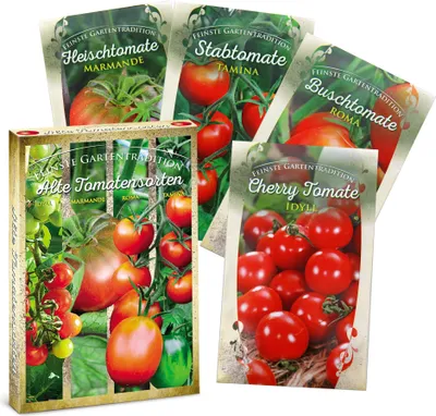 Artikelbild 1 von 'Alte Tomatensorten Set' aus der Kategorie Gemüsesamen-Sets