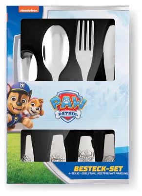 Immagine prodotto di POS Kinderbesteck "Paw Patrol" 4-teilig 116043 4043891376928