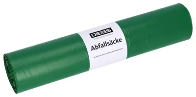 Produktbild von Deiss Müllsäcke grün 120 Liter 700 x 1100 mm 25 Säcke