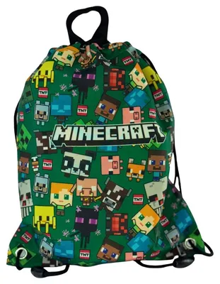 Obrázek produktu pro Taška na svačinu s postavičkami z Minecraftu, 30 cm