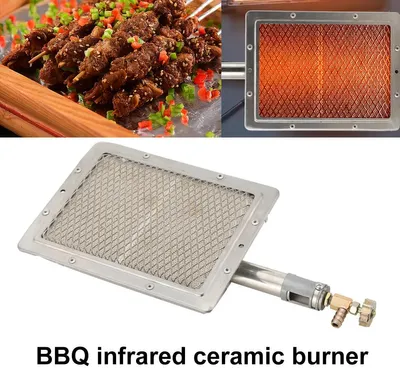 Produktbild von Infrarot-Gasbrenner für Grill - Keramischer Seitenbrenner - Gasgrill - 22 x 17 cm