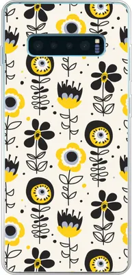 Produktbild von MuchoWow® Handyhülle Schutzhülle Hülle für Telefoonhoesje Samsung Galaxy S10 Plus Mädchen - Blumen - Muster - Mädchen - Kinder - Kinder Silikon Softcase Handy Hülle - Schutzhülle