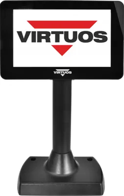 Zdjęcie produktu dla 7-calowy kolorowy wyświetlacz klienta LCD Virtuos SD700F, USB, czarny (EJG1007)