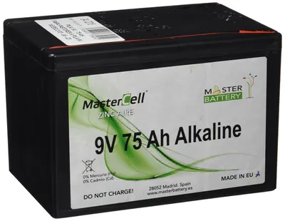 Image de Batterie 9V, 75Ah, accessoire pour clôture électrique, couleur noire